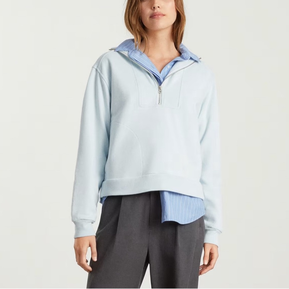 EVERLANE The Track Half‎ Zip
